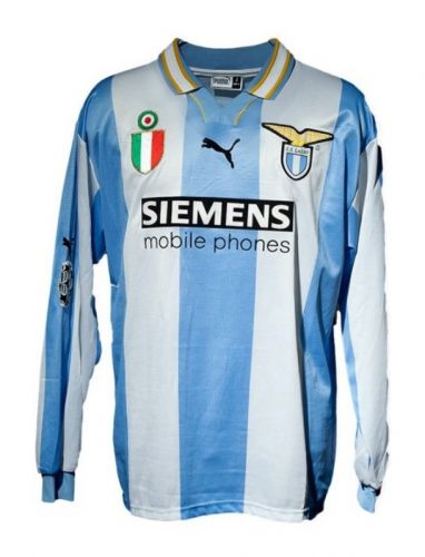 SS Lazio 2000-01 Champions League Home Kit